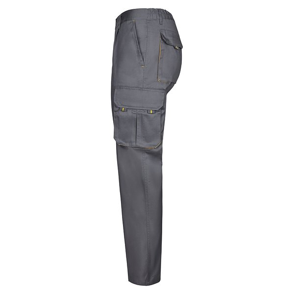Zweifarbige Twill-Hose mit mehreren Taschen (200 g/m²), aus Baumwolle (35 %) und Polyester (65 %) Leenico