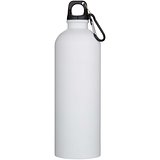 750 ml matte RCS-zertifizierte, einwandige Trinkflasche aus recyceltem Edelstahl mit Karabinerhaken - Nolfenas