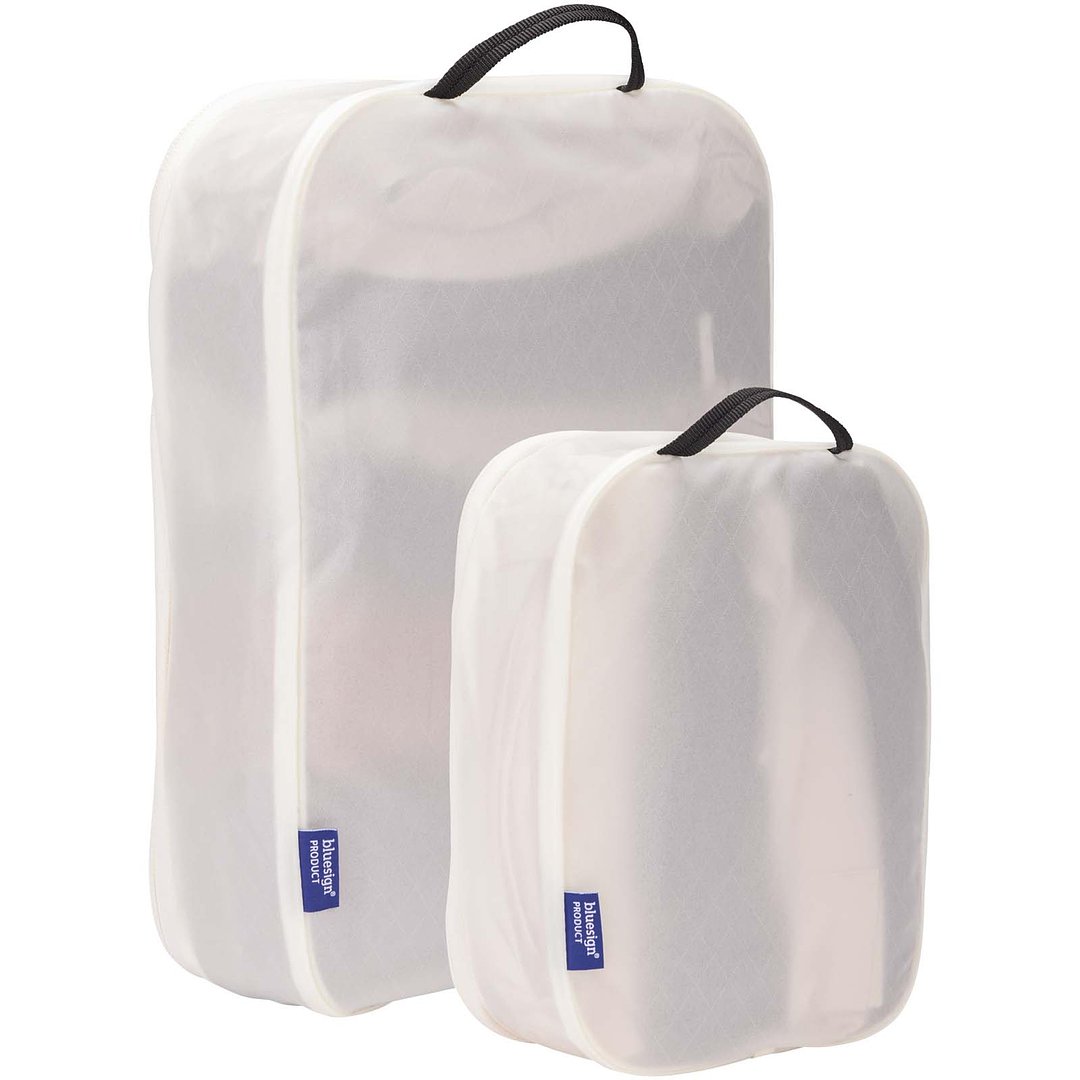 2 teiliges Packwürfelset aus recyceltem Material - Biga
