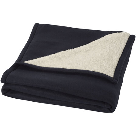 Decke aus weichem Fleece und Sherpa-Plaid - Vican