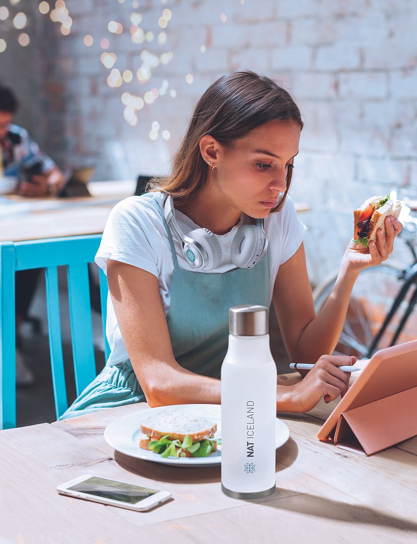 Trinkflasche RPET 600ml Renath