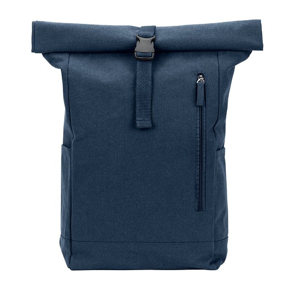 Roll-Top-Rucksack aus recyceltem Baumwolle und recyceltem Polyester (380 g/m²) Lüzzasch