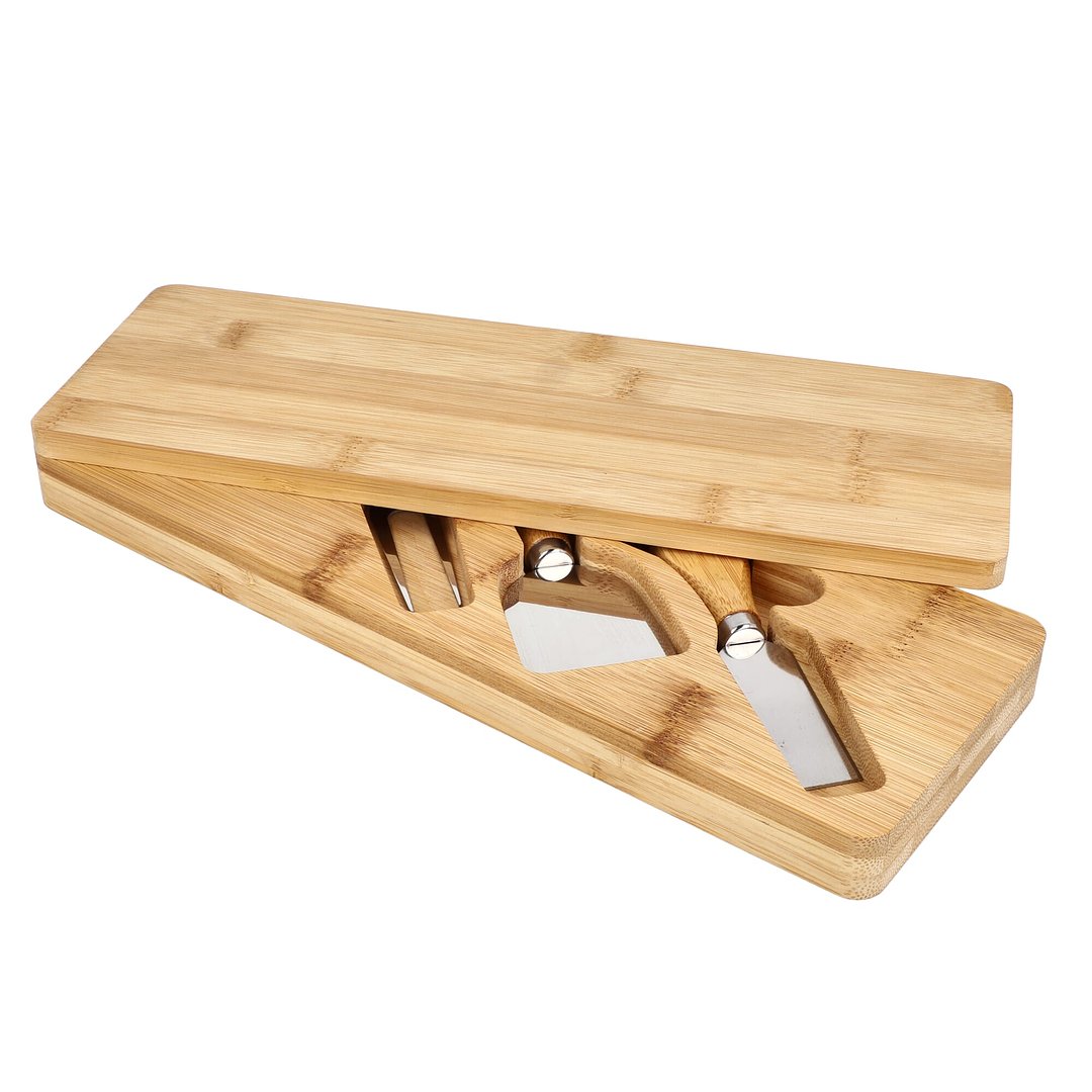 3er Bambus-Käse-Servier-Set Loldin
