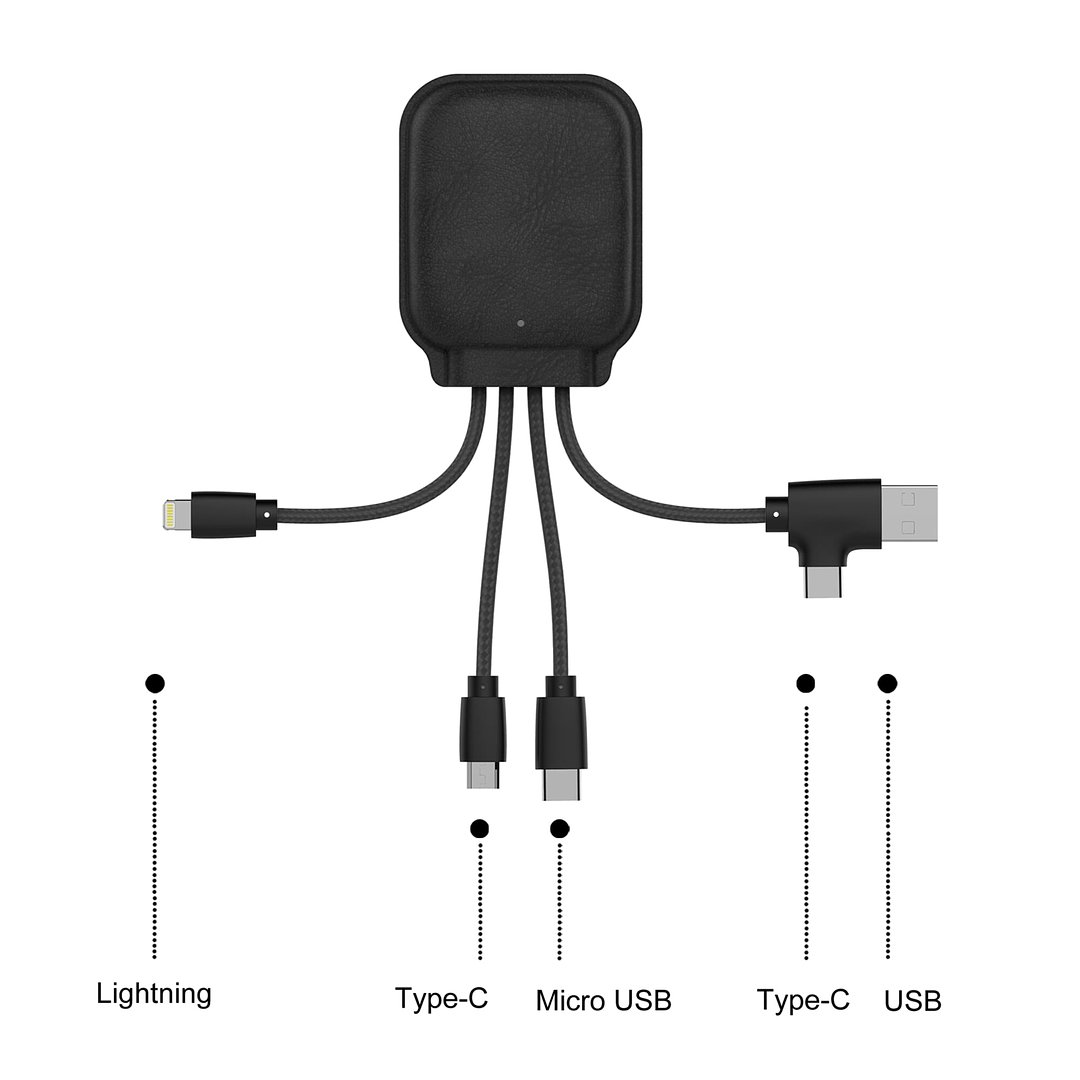 Iné Gamma Charging cable with NFC and 3.000mAh Powerbank Ainell