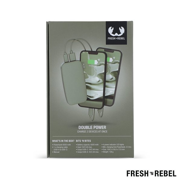 Powerbank 6.000mAh USB-C Walurer