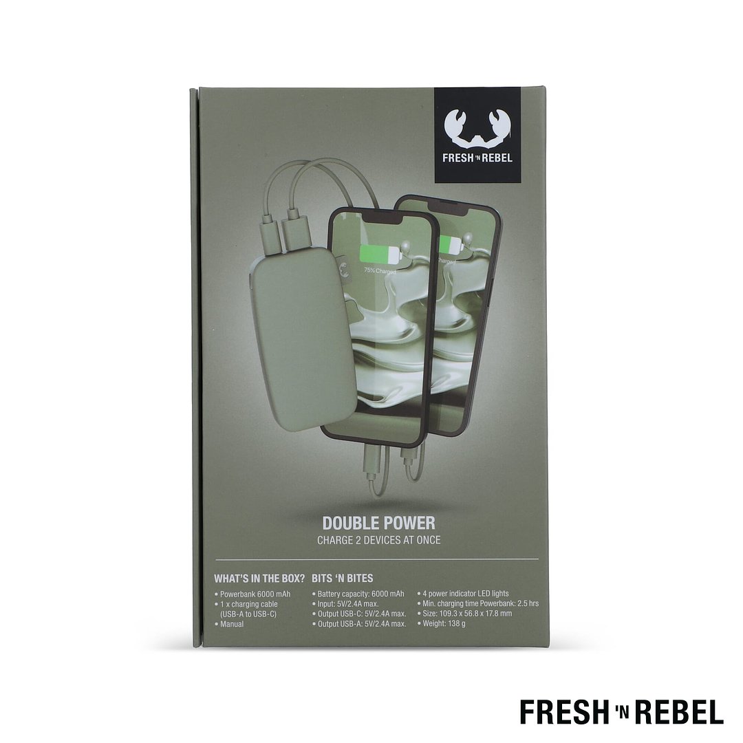 Powerbank 6.000mAh USB-C Walurer