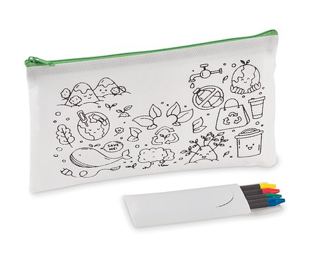 Schlampermäppchen mit Stiften Vregnath