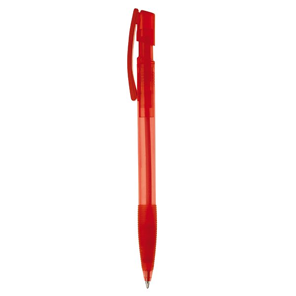 Kugelschreiber Nash Transparent mit Gummigriff Liuling