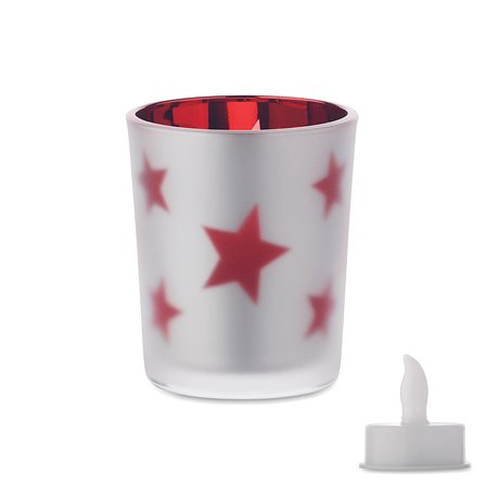 LED-Teelicht im Glashalter Luolfri