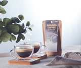 Set mit 2 Espressogläsern Betongi