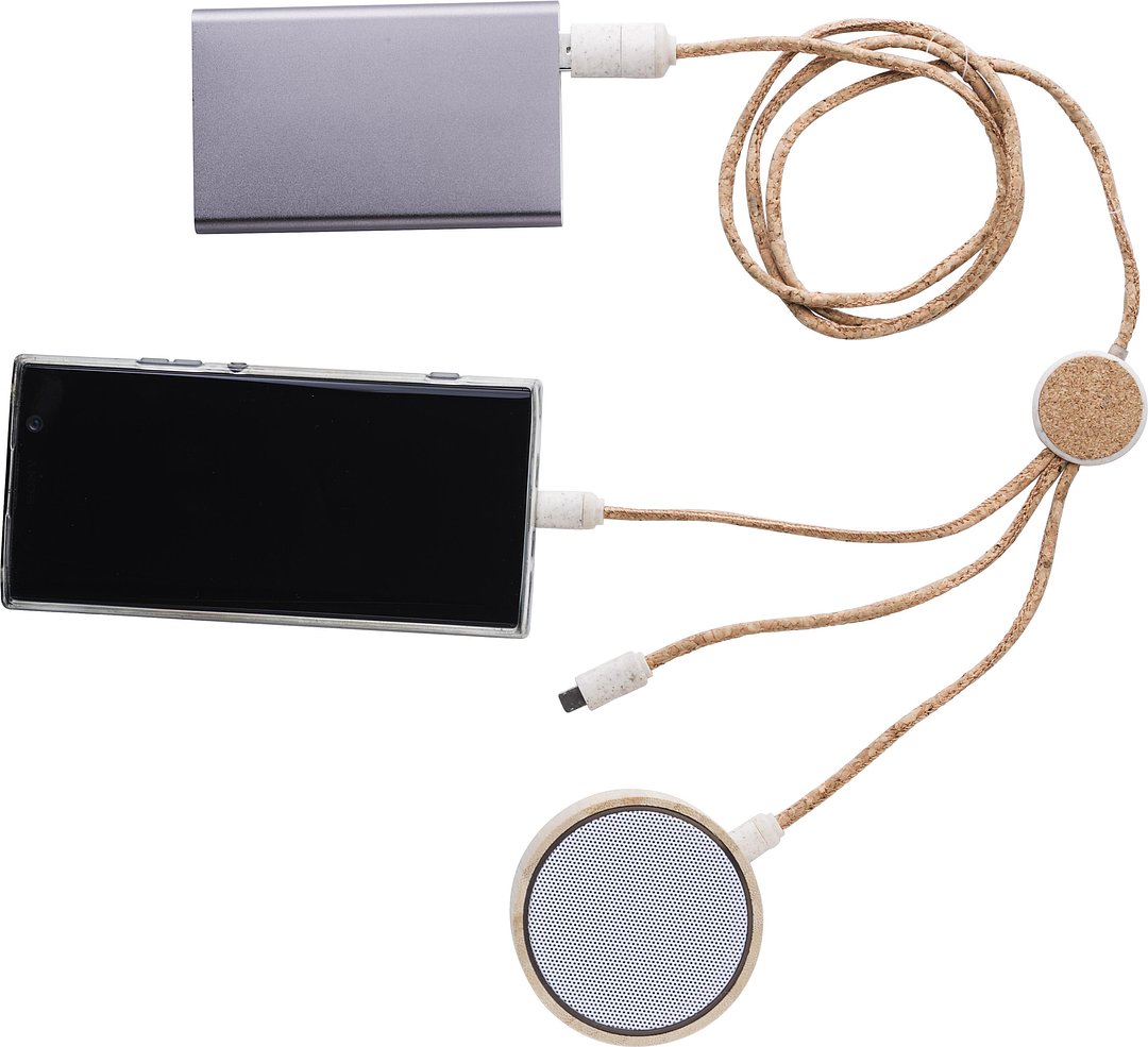 Ladekabel Utzas | Kork | 4-in-1 | 1,20 m