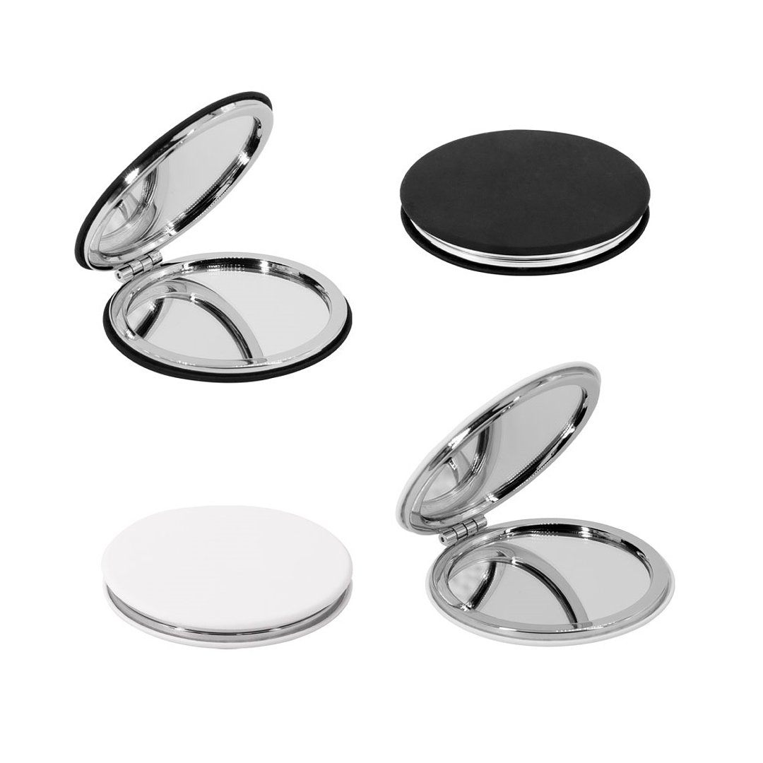 Runder doppelseitiger Spiegel mit matter PU-Aussenseite Uedie