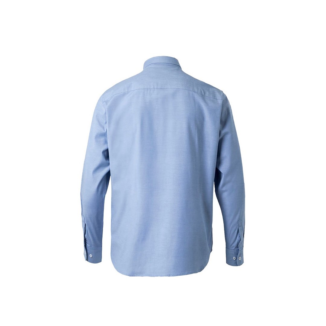 Hemd Oxford (180 g/m²) für Herren, aus Baumwolle (50 %), Polyester (45 %) und Elasthan (5 %) Gritll
