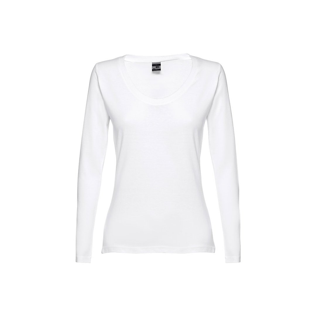 Langärmeliges tailliertes T-Shirt für Frauen Miricorer