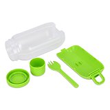 All-in-One-Lunchbox mit Soßenfach und Löffel-Gabel Aitlixl