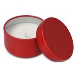 Asana unparfümierte Kerze auf Pflanzenbasis in recycelter Dose Menjast