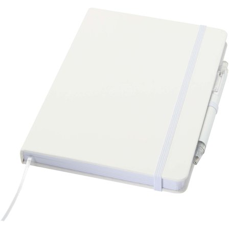 Set A5 Hardcover Notizbuch aus Recyclingpapier und einem Kugelschreiber - Andri