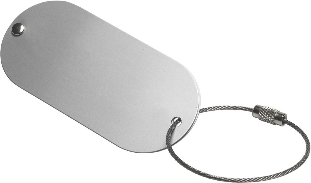 Kofferanhänger aus Metall Chtgaula