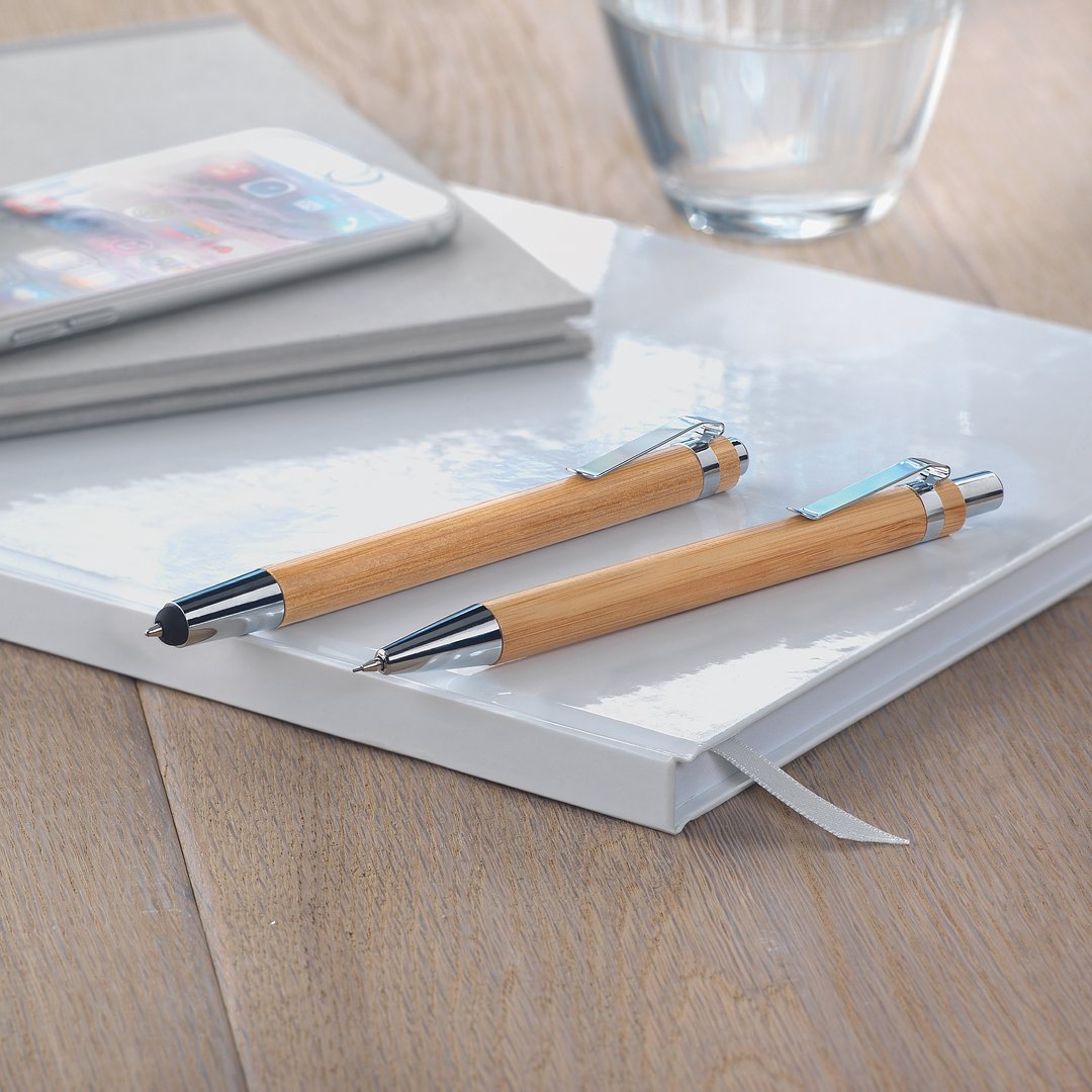 Schreibset aus Bambus Benias