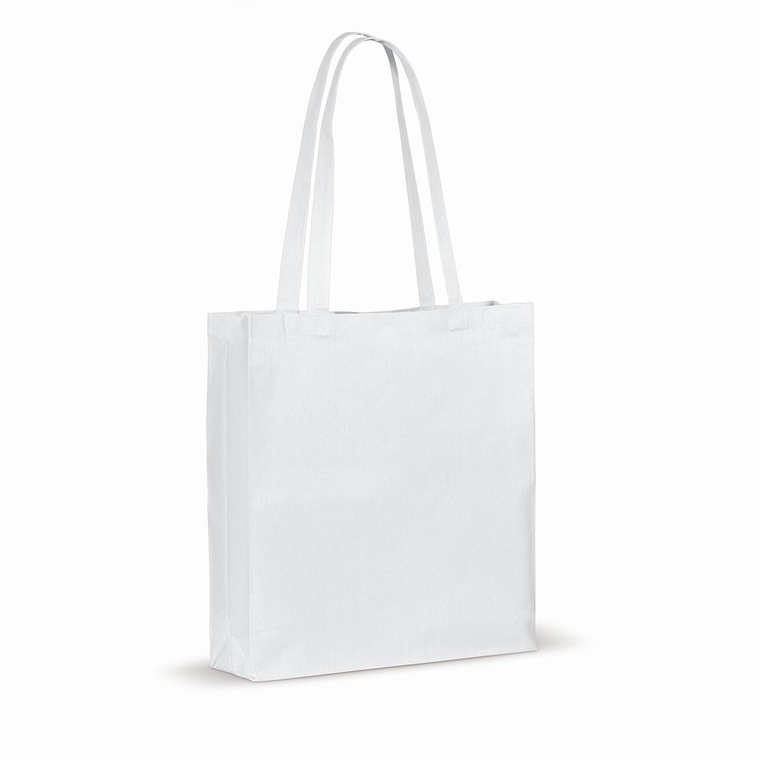 Tasche aus recycelter Baumwolle 140g/m² 38x10x42cm Loretto