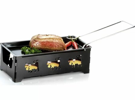 Tisch Raclette mit Rechaudkerzen