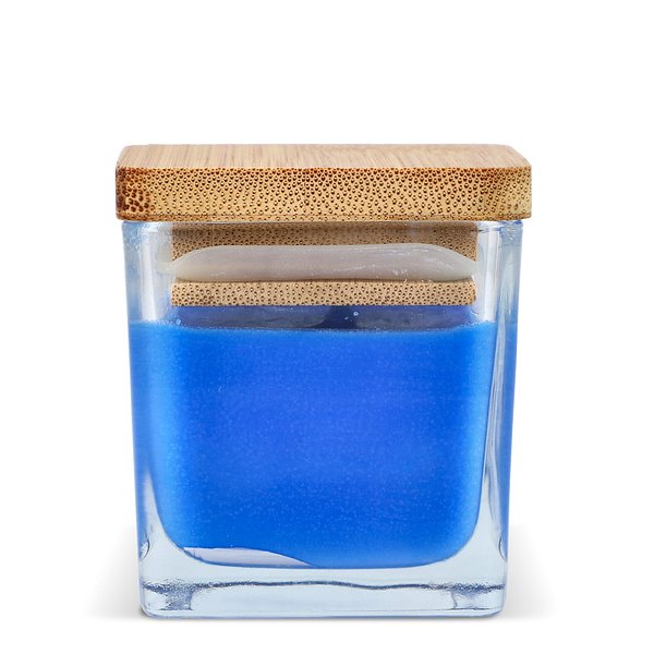 Chakra Kerze auf pflanzlicher Basis im Glasgefäß Utzi