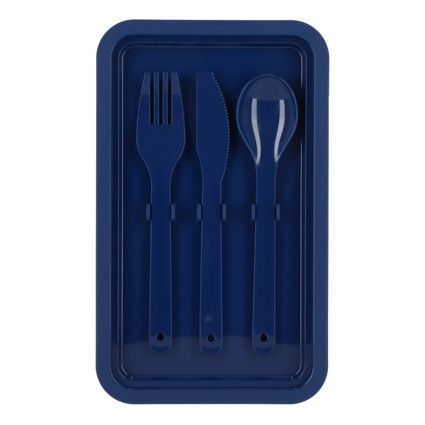 Doppelte Lunchbox mit Besteck Ylanin
