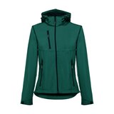 Softshelljacke für Damen, mit abnehmbarer Kapuze Badala