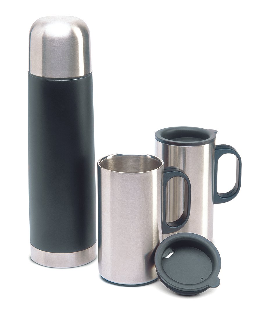 Isolierkanne mit Bechern Ongio