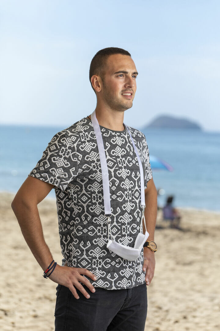 Halterung für Maske Schlüsselband Idrop