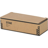 Solar-Dynamo-Taschenlampe aus recyceltem Kunststoff mit Karabinerhaken - Bendivia