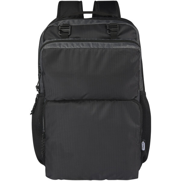 15" GRS recycelter zweifarbiger Laptop-Rucksack 14 L - Uelych
