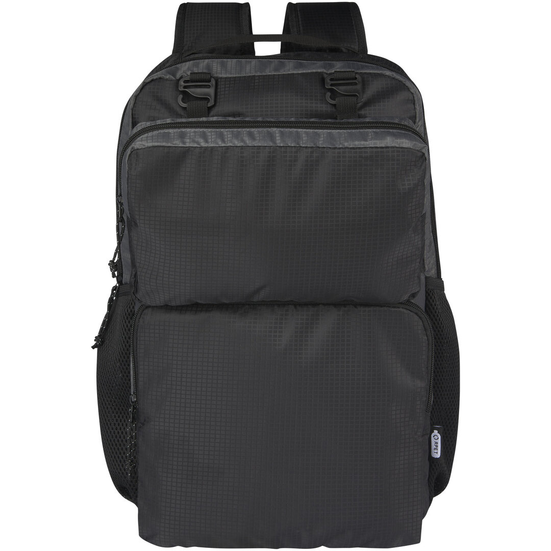 15" GRS recycelter zweifarbiger Laptop-Rucksack 14 L - Uelych