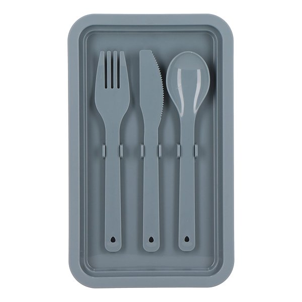 Doppelte Lunchbox mit Besteck Ylanin