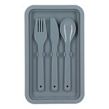 Doppelte Lunchbox mit Besteck Ylanin