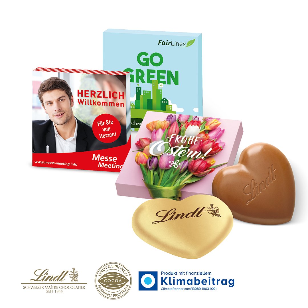 Lindt Herz in Präsentverpackung, 20 g