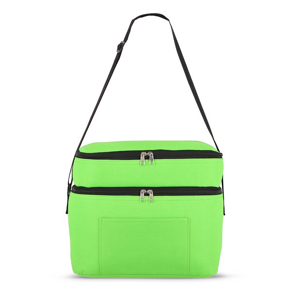 R-PET 600D Doppelfach-Kühltasche 30 x 20 x 25cm 12L Lursin