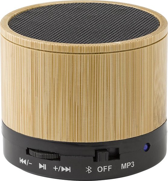 Wireless-Lautsprecher aus Bambus Helvie