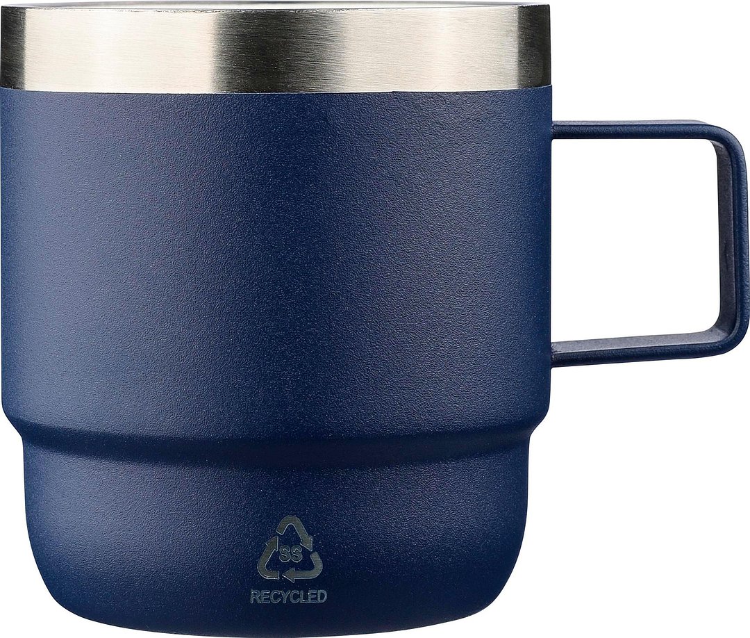 Recycelter Edelstahl-Becher mit doppelter Wand (180 ml) Mengi