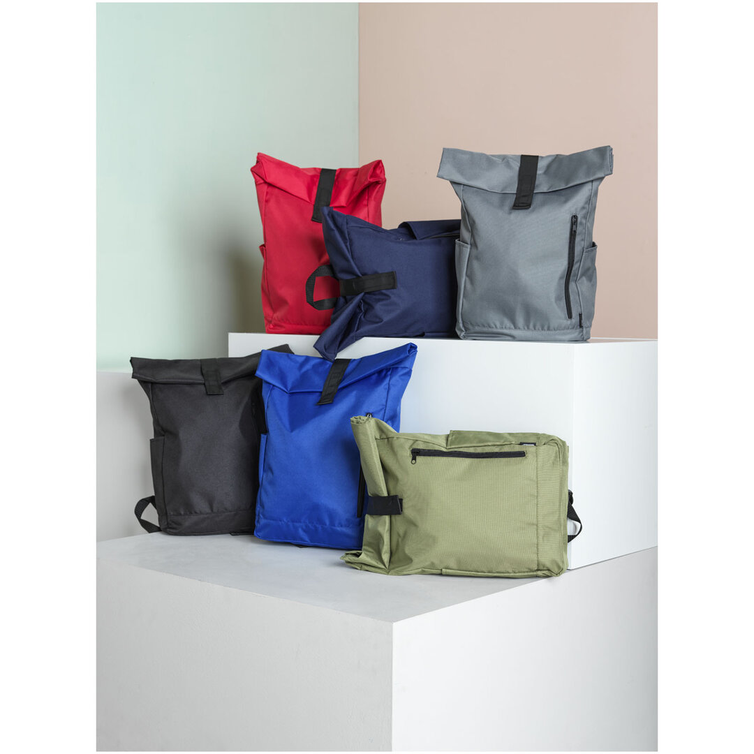 15,6" GRS RPET Roll-Top Rucksack 18 L - Maschtian
