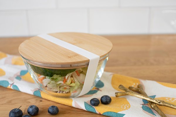 Salatschüssel aus Glas Vica