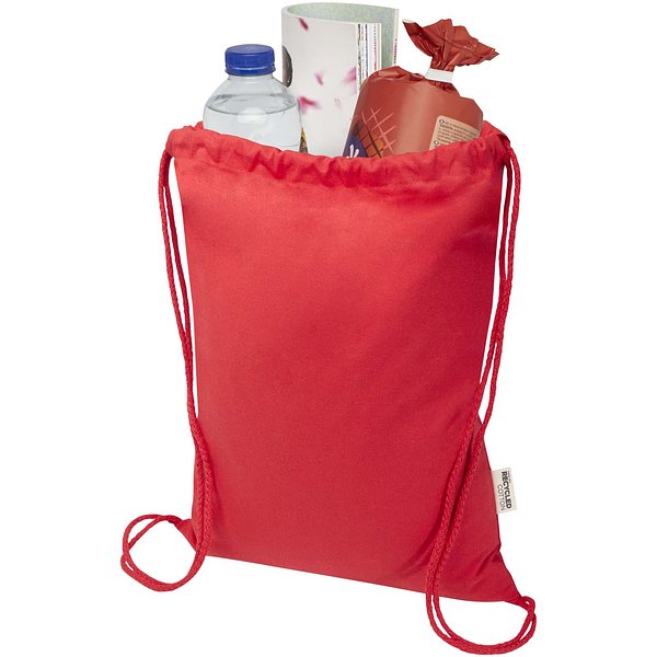 Blend 180 g/m² Sportbeutel aus GRS recycelter Baumwolle 5L - Cierica