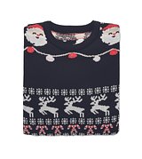 Weihnachts-LED-Pullover S/M Linana