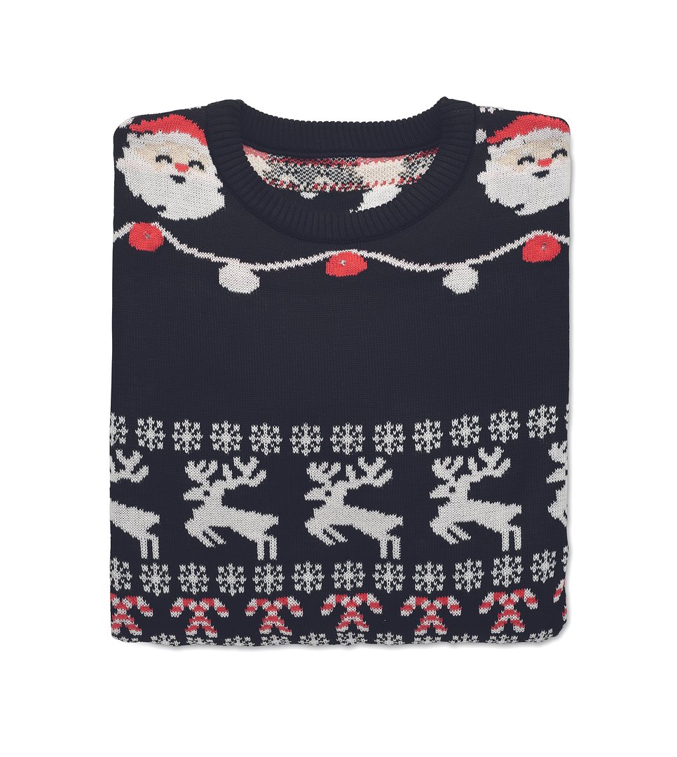 Weihnachts-LED-Pullover S/M Linana