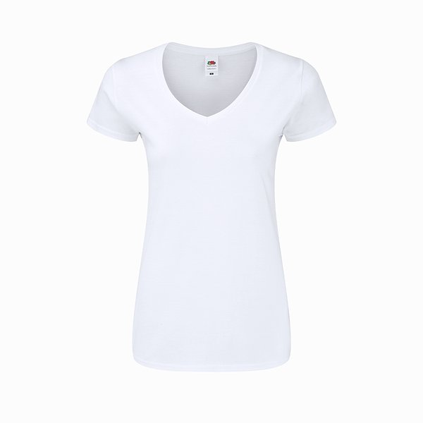 Frauen Weiß T-Shirt Ideck