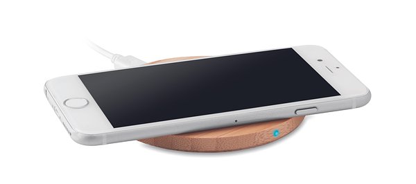 Kabelloses Ladegerät Bambus Dumengix
