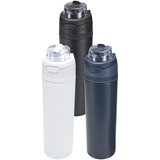 800 ml RCS Trinkflasche aus recyceltem, einwandigem Edelstahl mit Multifunktionsdeckel und Klappstrohhalm - Gillingin