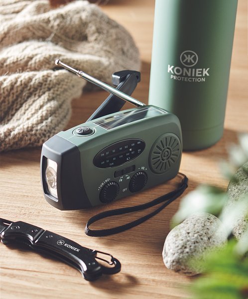 AM/FM Radio mit Taschenlampe Anrilga
