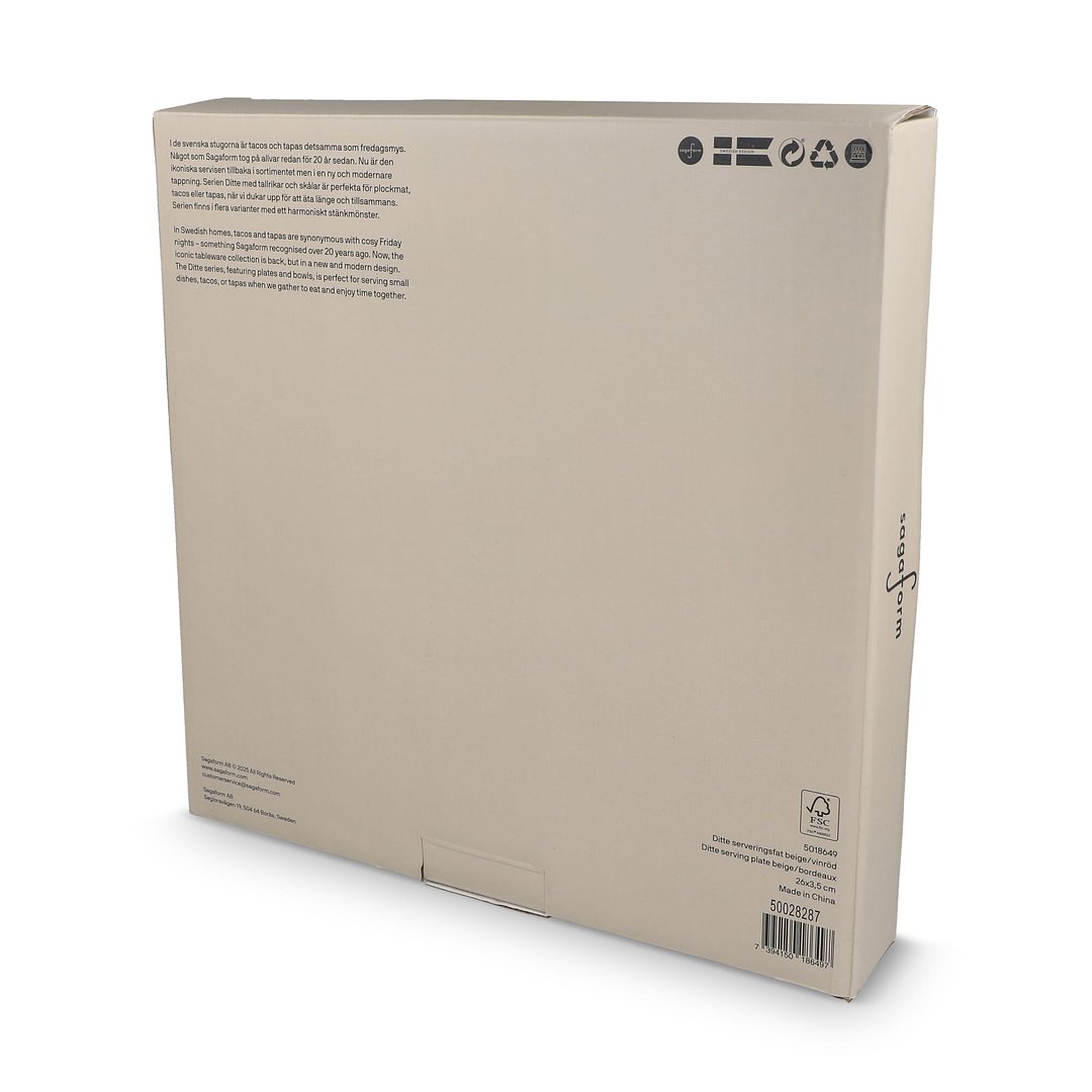 Ditte Keramik-Servierplatte rund 26 cm Köbie