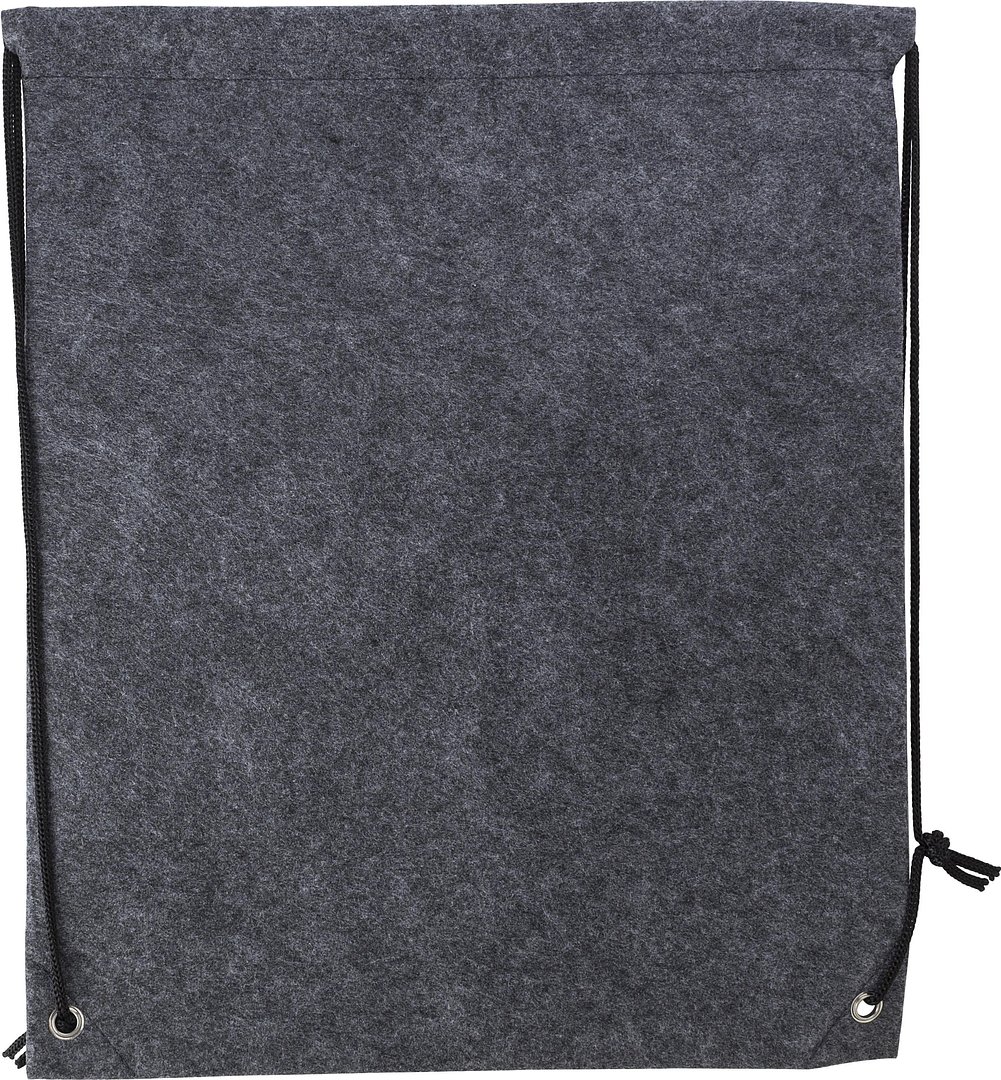 rPET-Filz-Rucksack mit Kordelzug Saregun